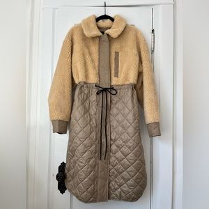 Everlane Quilted Teddy Coat